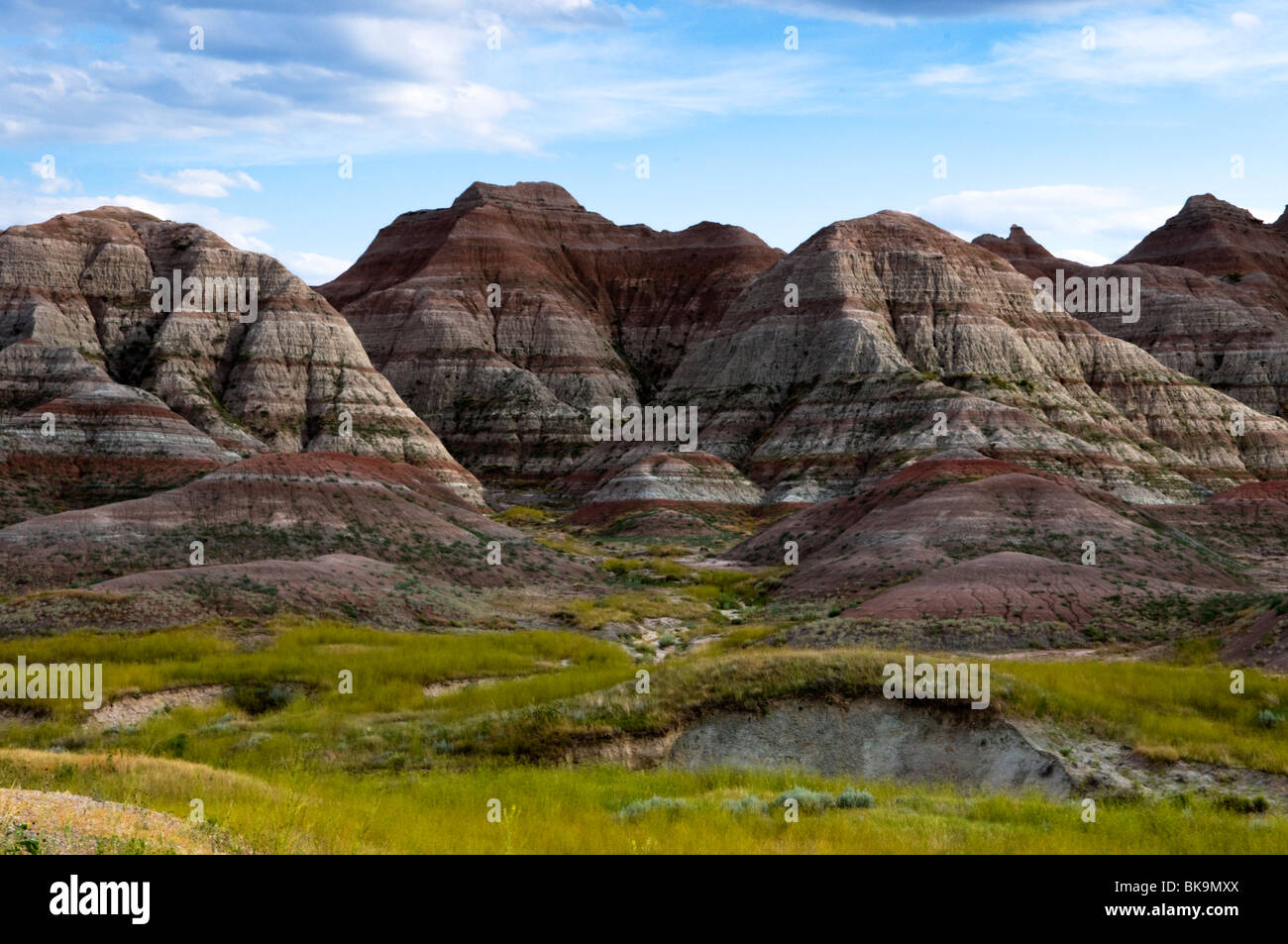 Il Badlands monumento nazionale nel Dakota del Sud, Stati Uniti d'America. Foto Stock