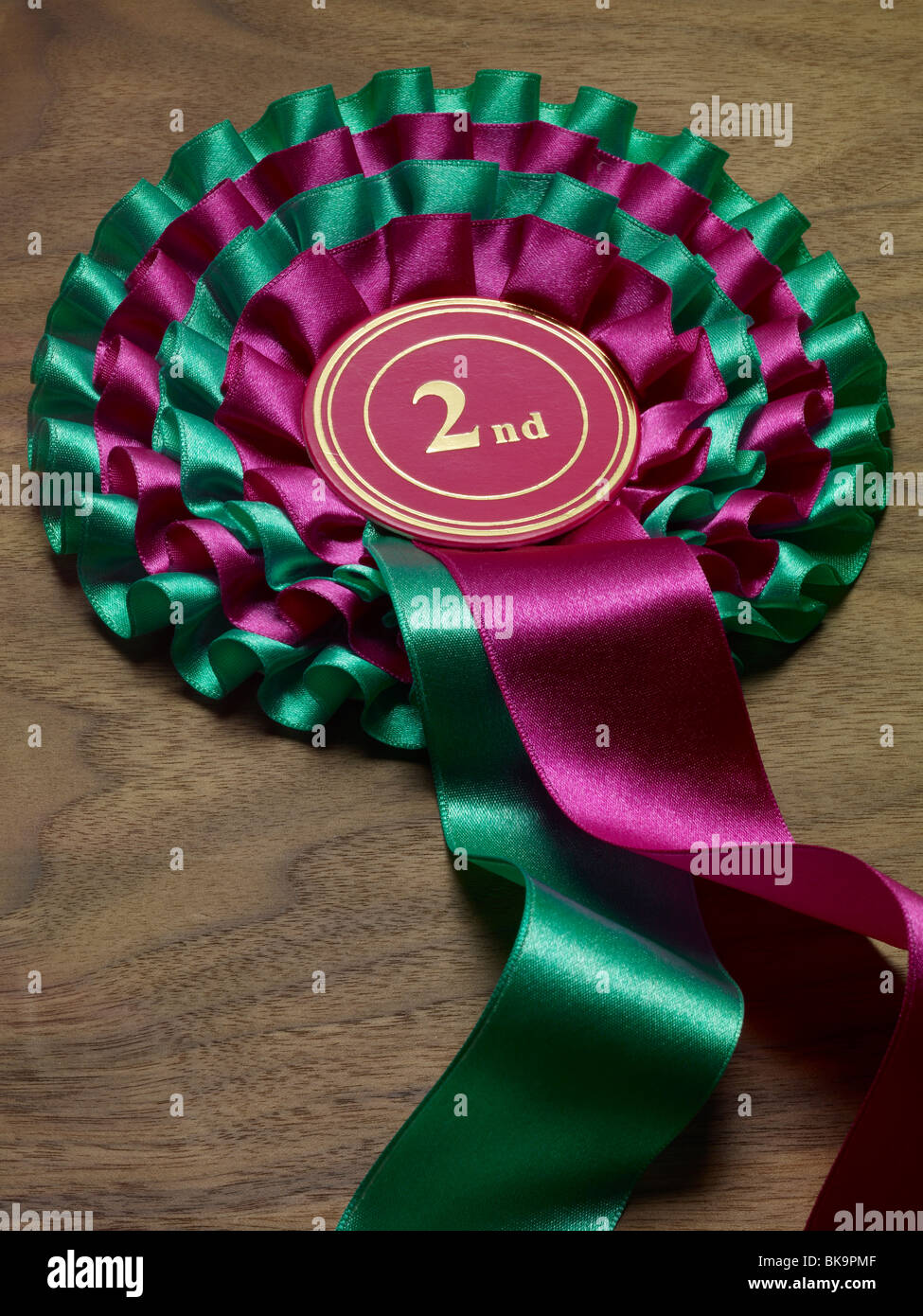 2 ° posto Rosette Foto Stock