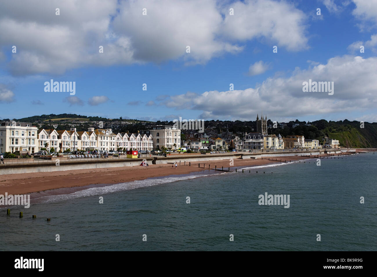 Costa di Teignmouth, Devon, Inghilterra, Regno Unito Foto Stock