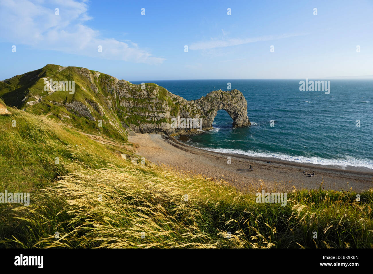 Porta di Durdle, nelle vicinanze Lulworth, Dorset, England, Regno Unito Foto Stock