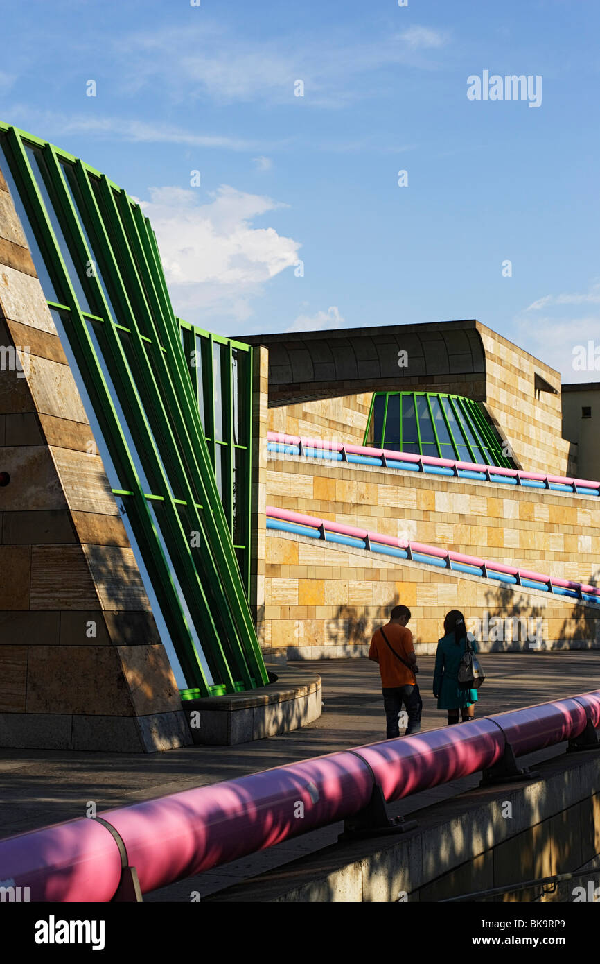 Neue Staatsgalerie (Nuova Galleria di Stato), Stoccarda, Baden-Württemberg, Germania Foto Stock