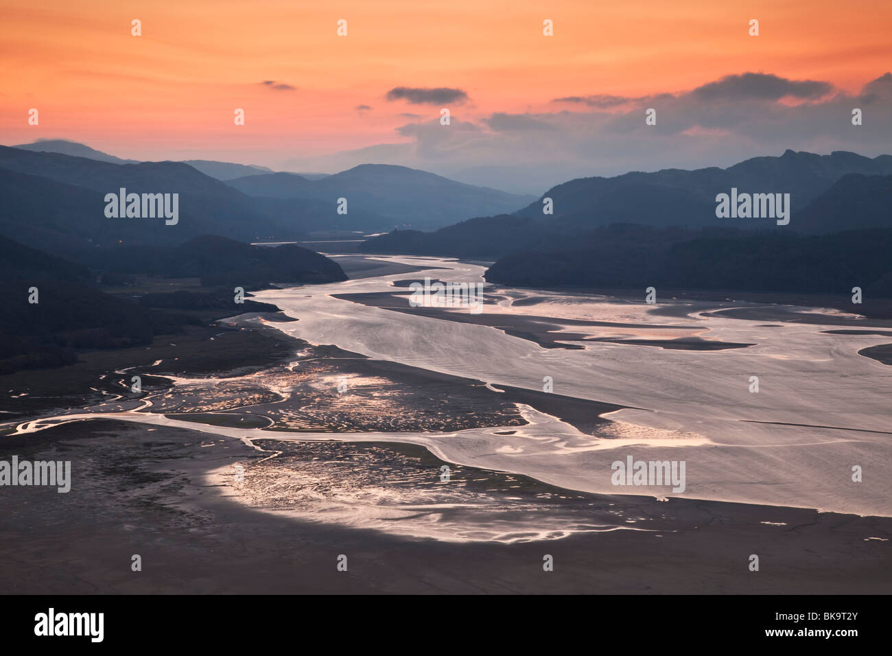 Afon Mawddach Foto Stock