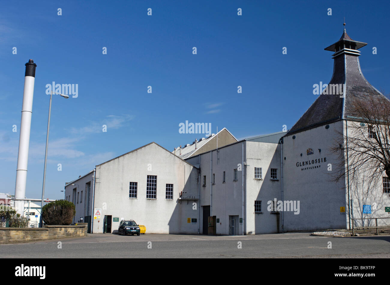 Il Glenlossie distilleria di whisky Elgin Morayshire, Grampian Regione, Scozia. SCO 6159 Foto Stock