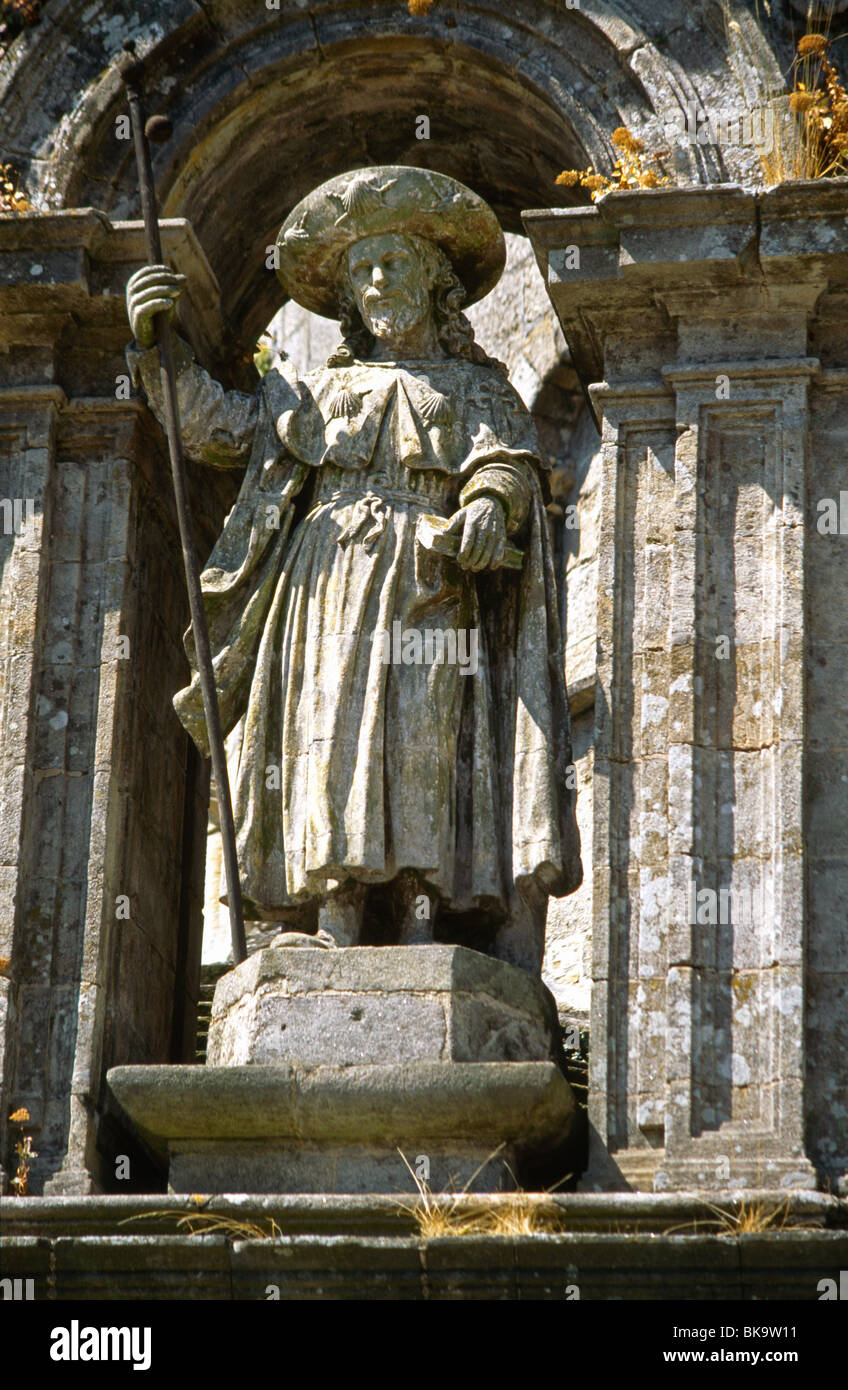 San Giacomo Di Compostela Storia Galizia Spagna Santiago de compostela cattedrale la statua di San