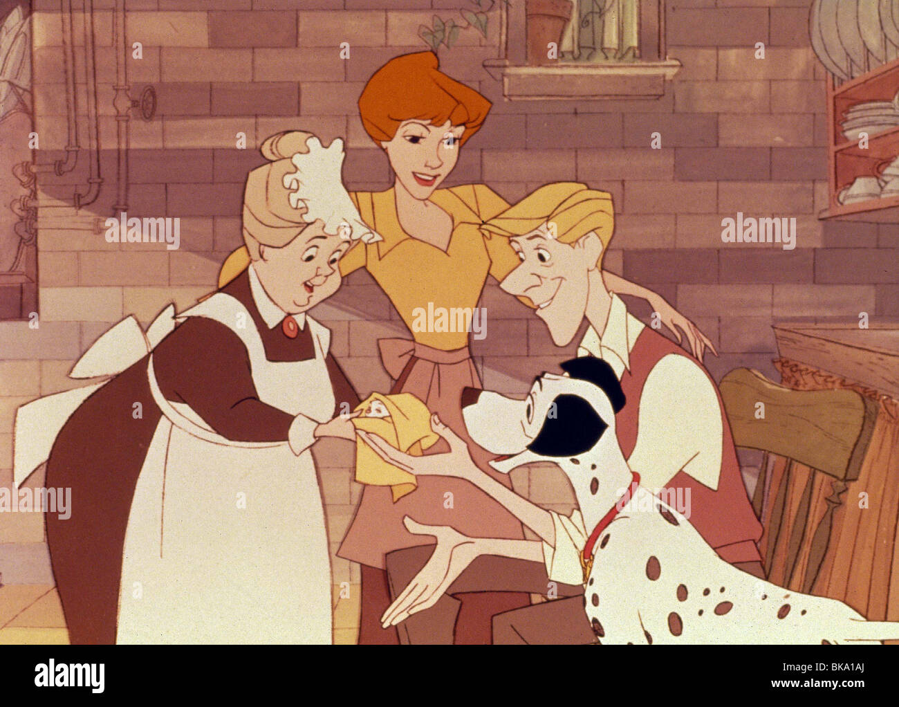 101 Dalmatians (ANI - 1961) Credito animati Disney OOD 024 Foto Stock