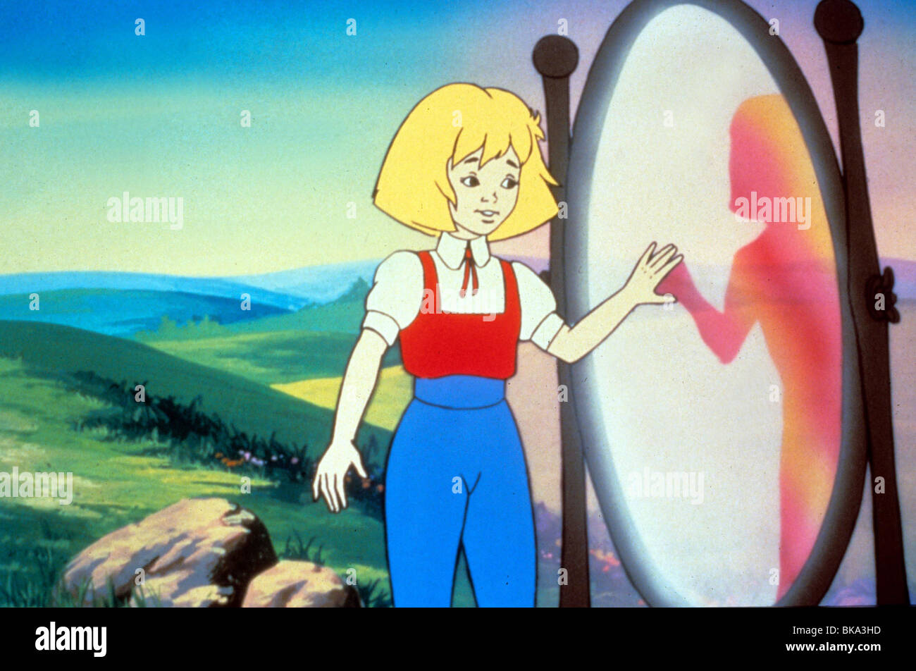ALICE attraverso il Looking Glass (ANI - 1991) animata ALIC 001 Foto Stock