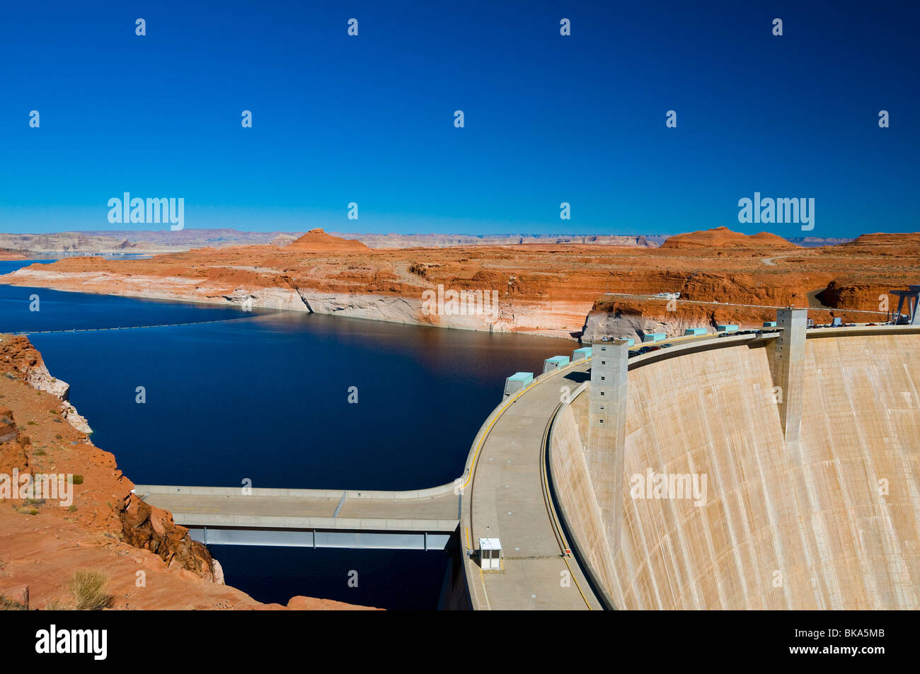 Glen Canyon Dam in Arizona Foto Stock