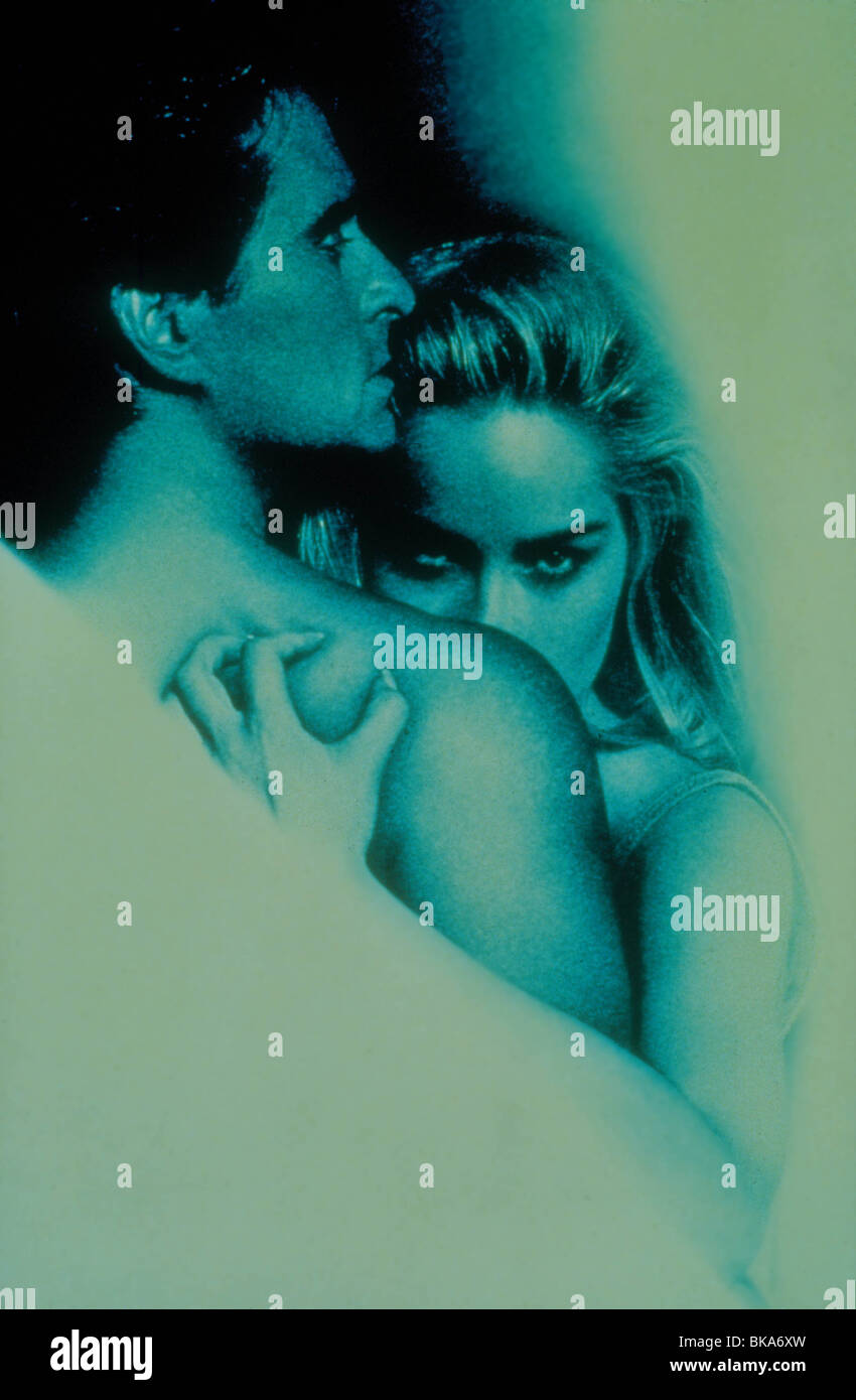 Istinto di base (1992) POSTER Michael Douglas, Sharon Stone BSI 155 Foto Stock