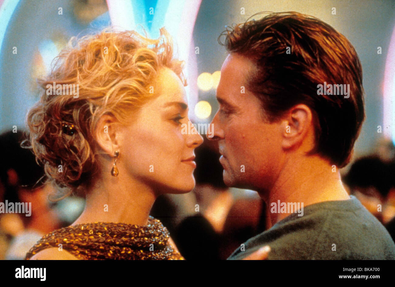 Istinto di base (1992), Sharon Stone, Michael Douglas BSI 041 Foto Stock