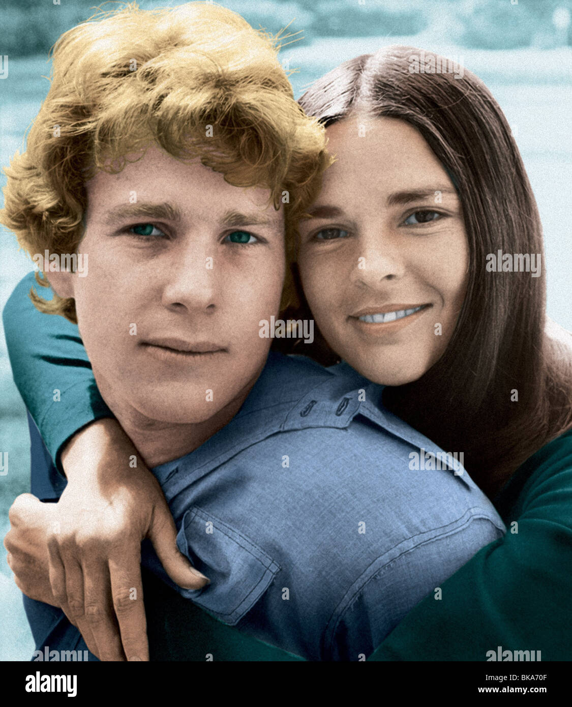 Una storia di amore Anno : 1970 Direttore : Arthur Hiller Ryan O'Neal, Ali MacGraw Foto Stock