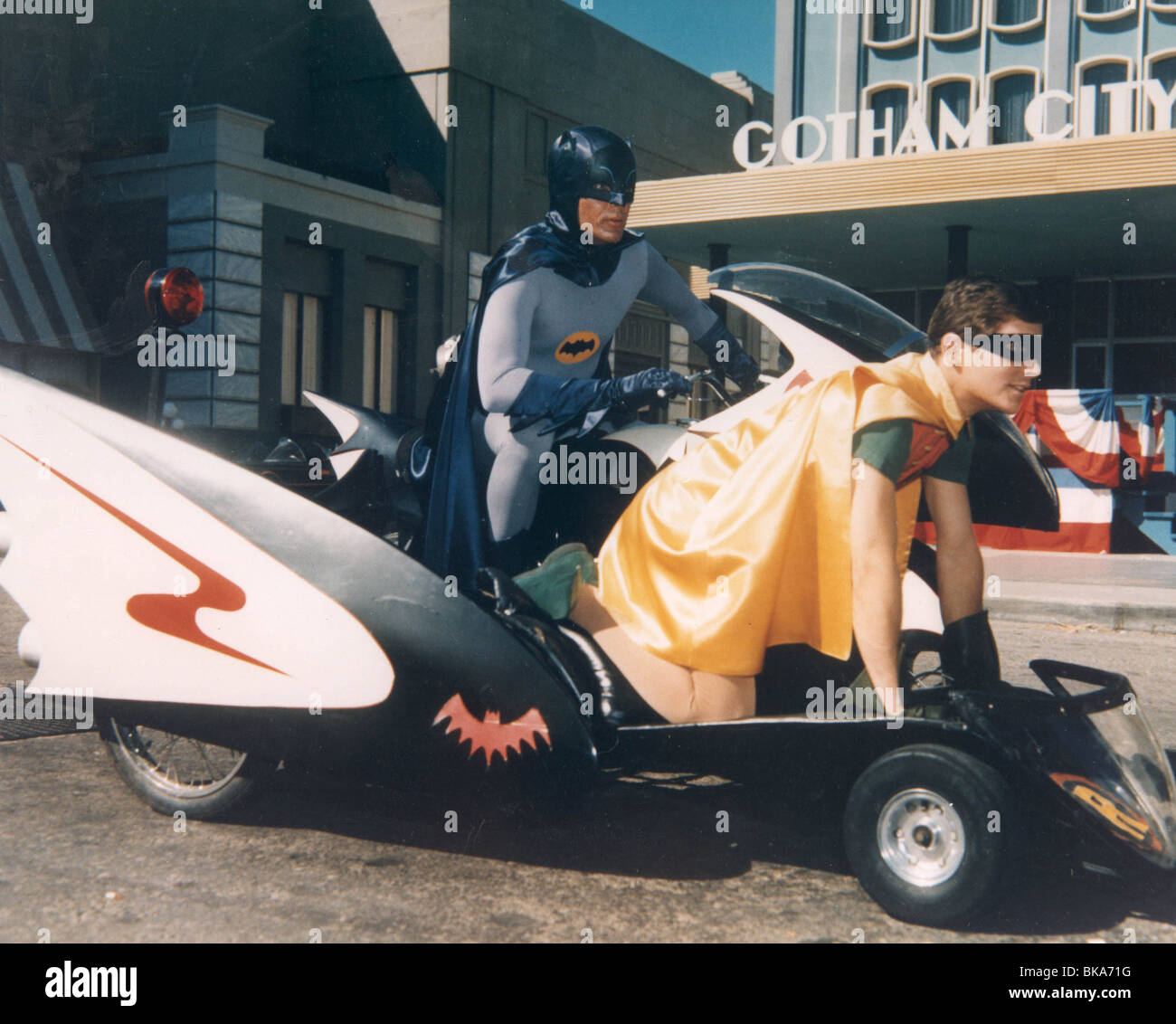 BATMAN (TV) Adam West, BURT WARD BTTV 003CP Foto Stock