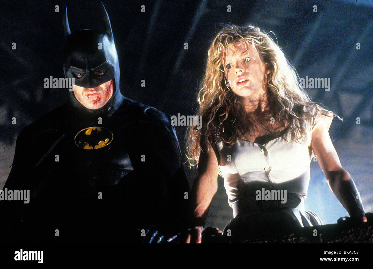 BATMAN (1989) Michael Keaton, Kim Basinger BBTM 092 Foto Stock