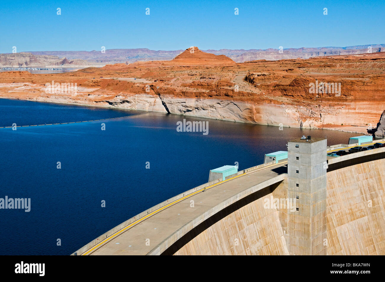Glen Canyon Dam in Arizona Foto Stock