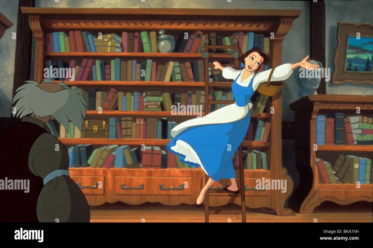La bella e la Bestia (ANI - 1991) Credito animati Disney BAB 002 Foto Stock