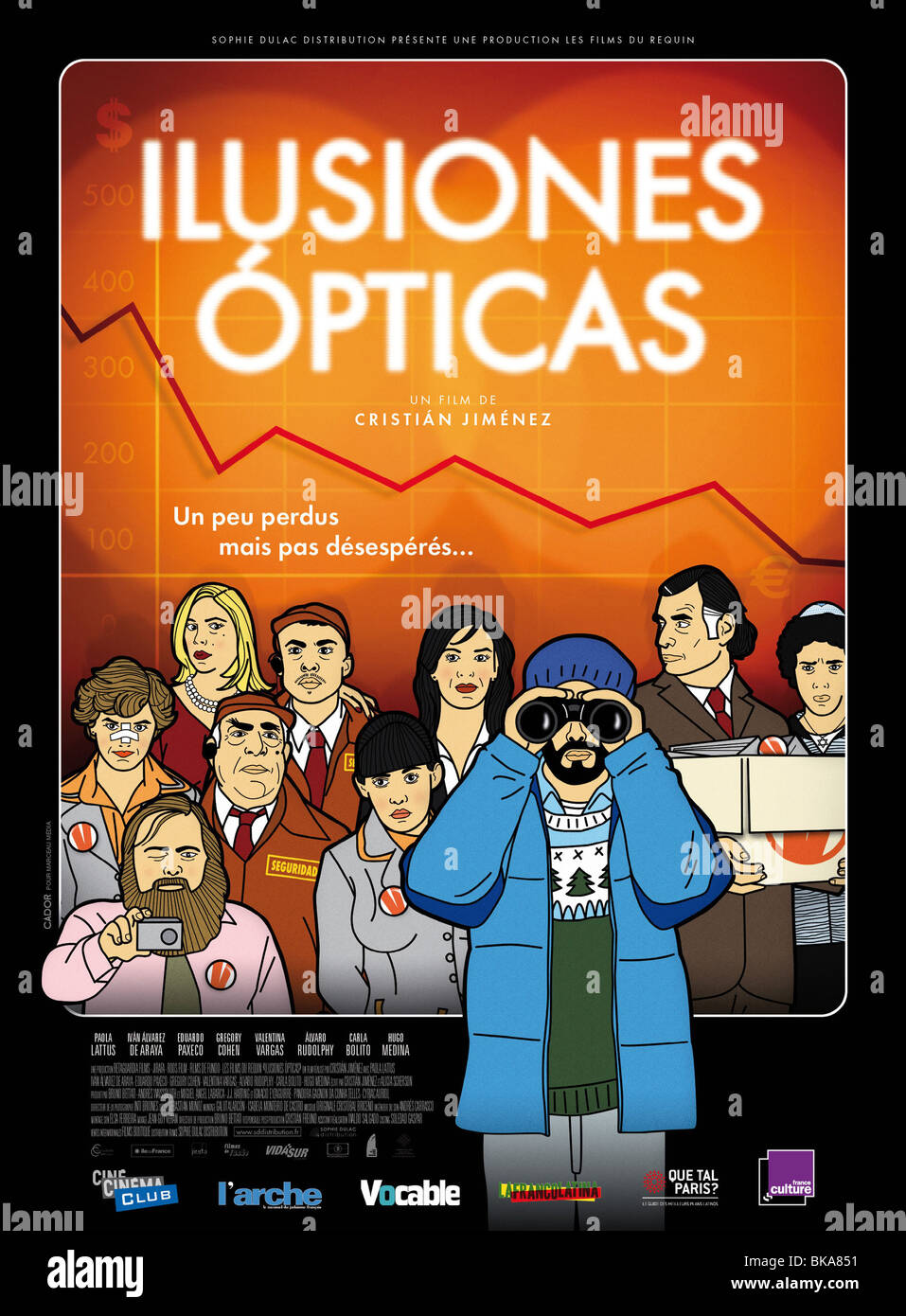 Ilusiones ópticas Anno : 2009 - Cile / Portogallo Direttore : Cristián Jiménez poster del filmato (Francia) Foto Stock