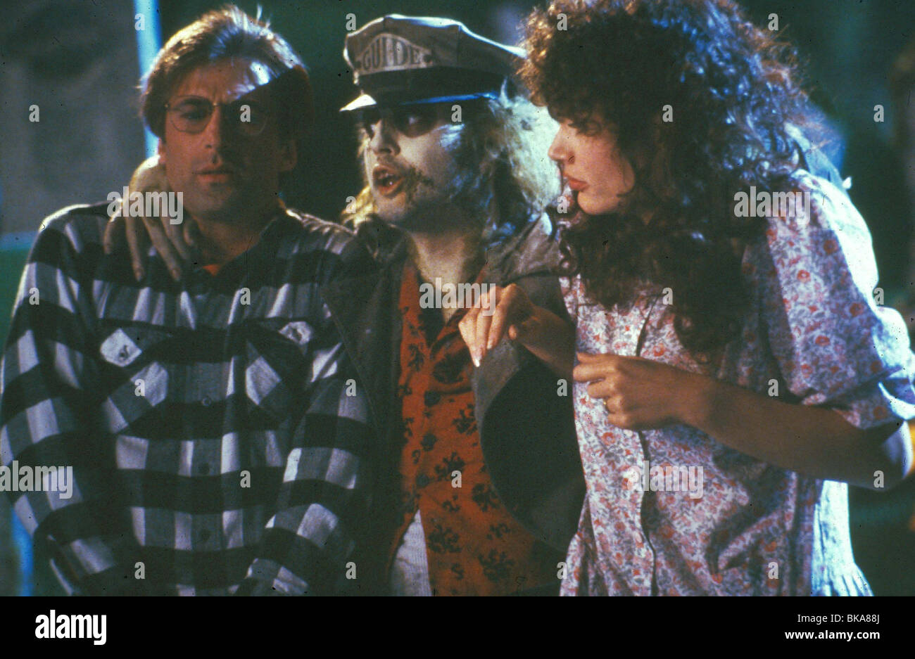 BEETLEJUICE Alec Baldwin, Michael Keaton, geena Pagina DAVIS BTJ 007 Foto Stock
