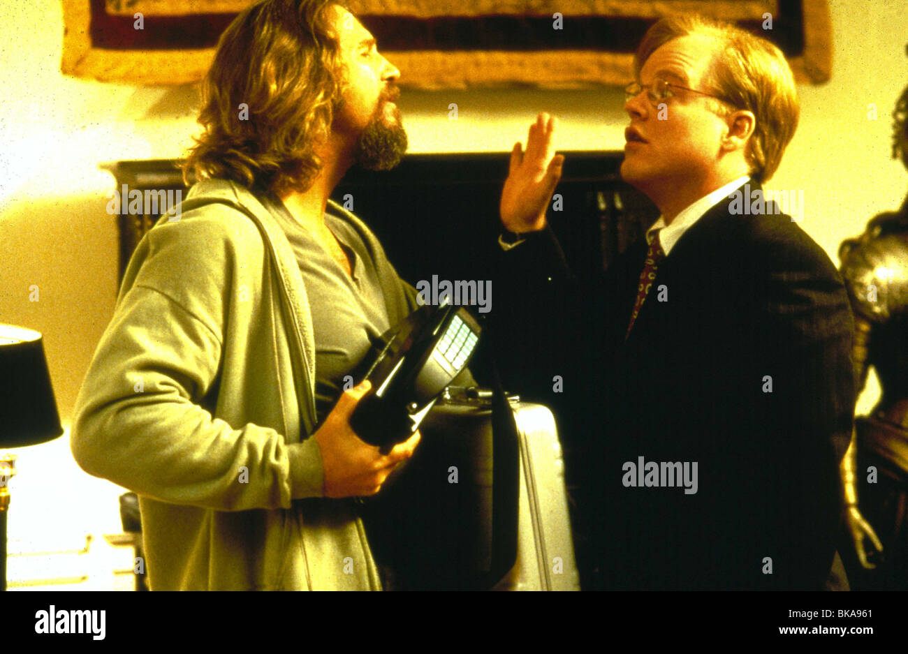 Il grande Lebowski (1998) Jeff Bridges, Philip Seymour Hoffman BLKI 104 Foto Stock