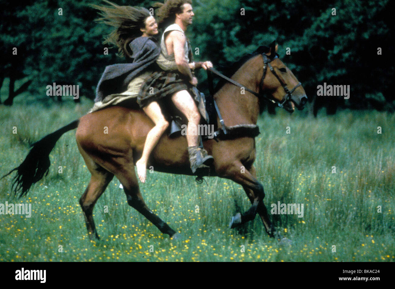 BRAVEHEART (1995) CATHERINE MCCORMACK, Mel Gibson BRVH 128 Foto Stock