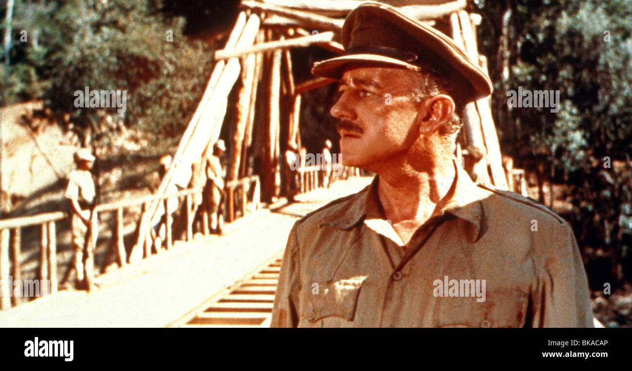 Il ponte sul fiume Kwai (1957) Alec Guinness BRK 007 Foto Stock