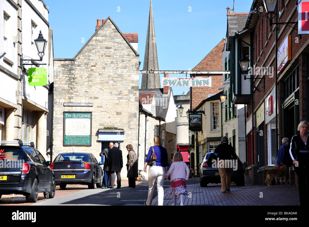 Union Street, Stroud, Gloucestershire, England, Regno Unito Foto Stock