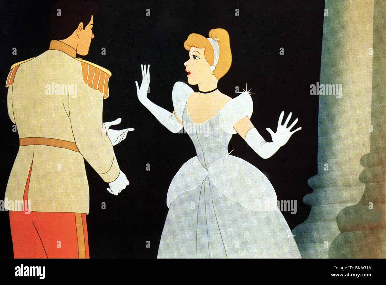 CINDERELLA (ANI - 1950) Credito animati Disney CIN 007FOH Foto Stock