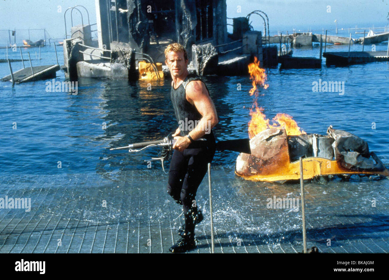 Mare blu profondo -1999 Thomas Jane Foto Stock