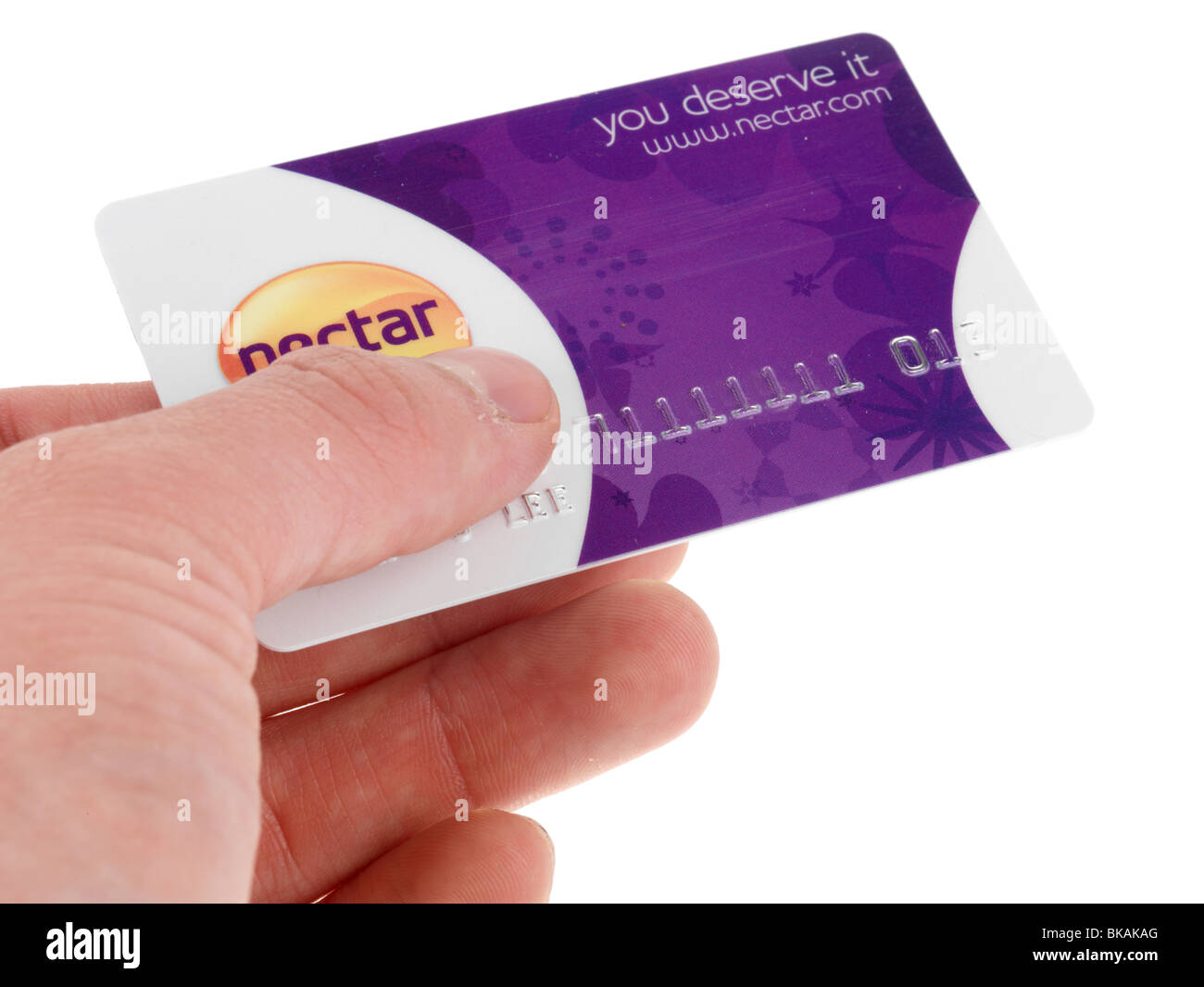 Carta fedeltà Foto Stock