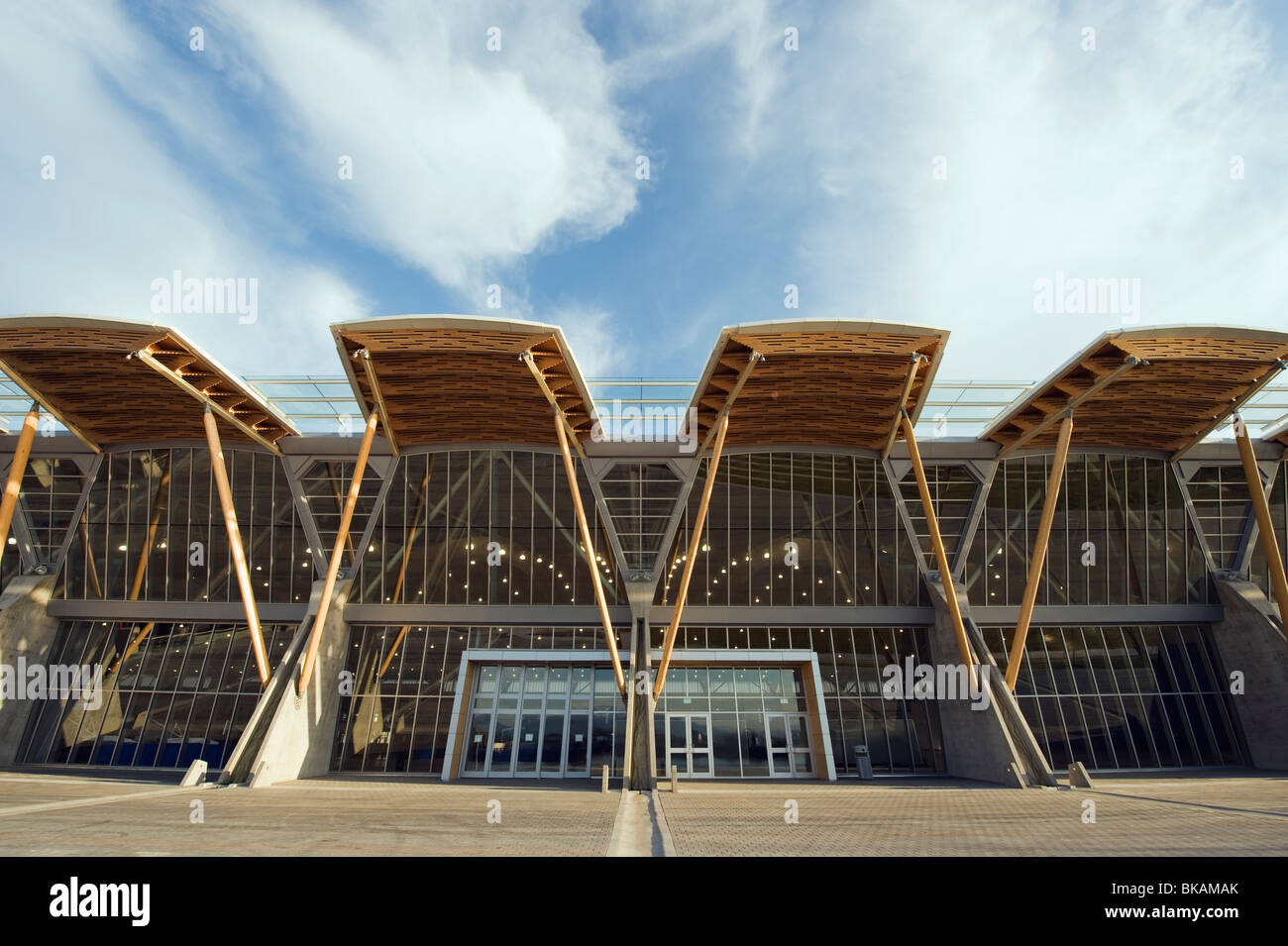 Richmond velocità ovale pattinaggio sul ghiaccio Venue olimpiche Richmond Vancouver British Columbia Canada Foto Stock