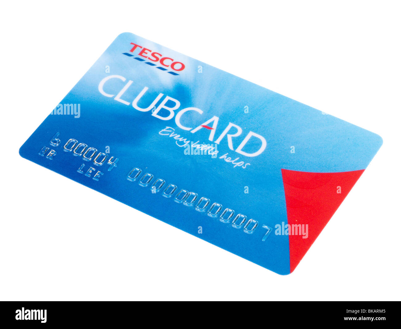 Carta fedeltà Foto Stock