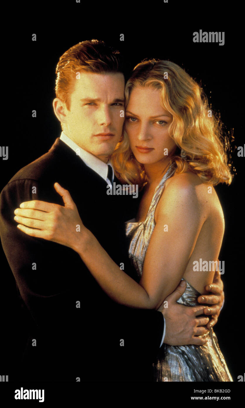 GATTACA (1997) ETHAN HAWKE, Uma Thurman GATT 100 Foto Stock