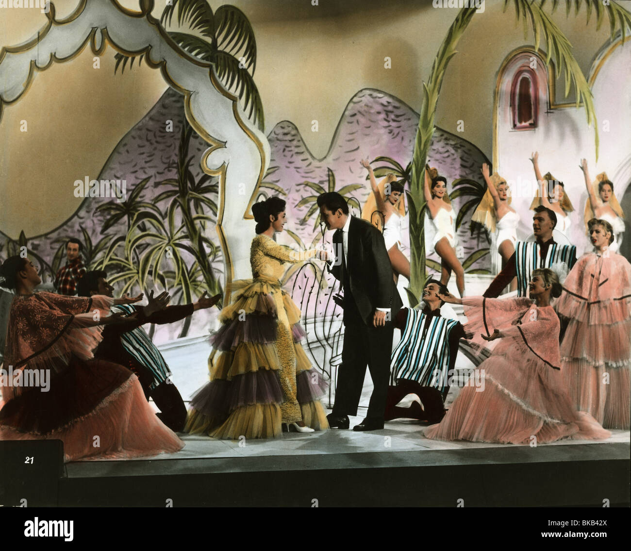 Und abends in die Scala Anno : 1958 Direttore : Erik Ode Caterina Valente, Gerhard Riedmann Foto Stock