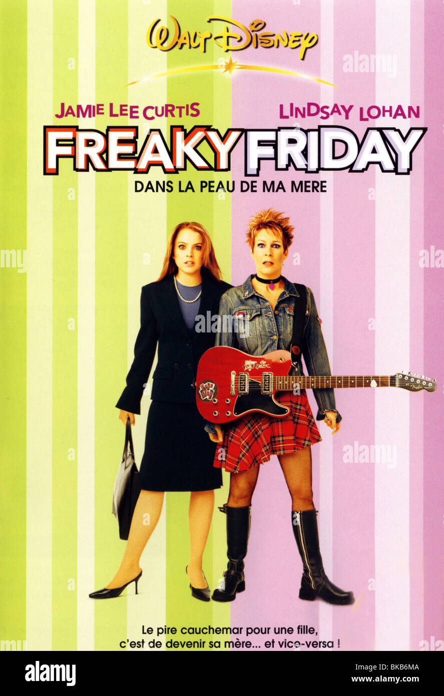 Freaky Venerdì Anno : 2003 Direttore : Mark Waters Lindsay Lohan, Jamie Lee Curtis poster del filmato (Fr) Foto Stock
