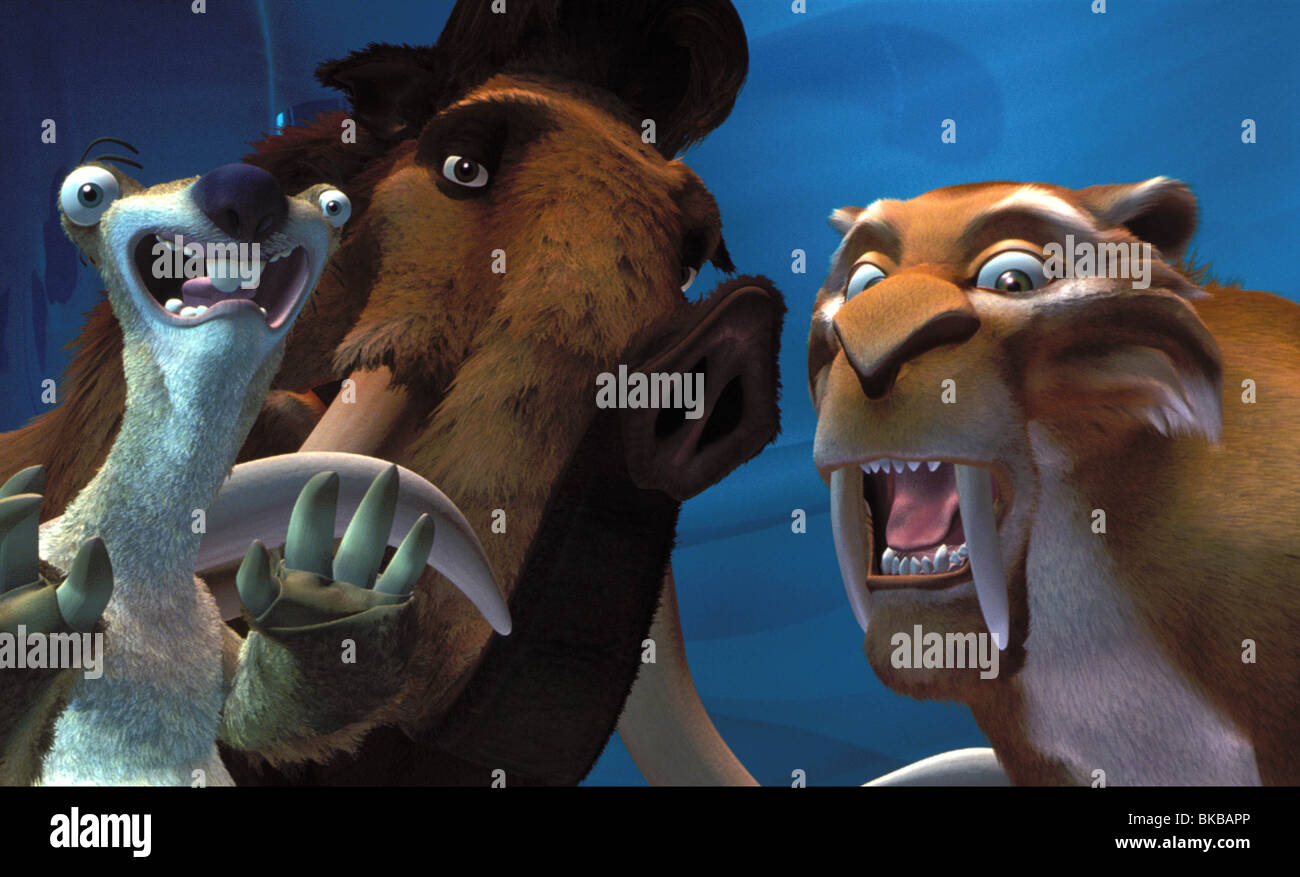 ICE AGE -2002 ANIMAZIONE Foto Stock