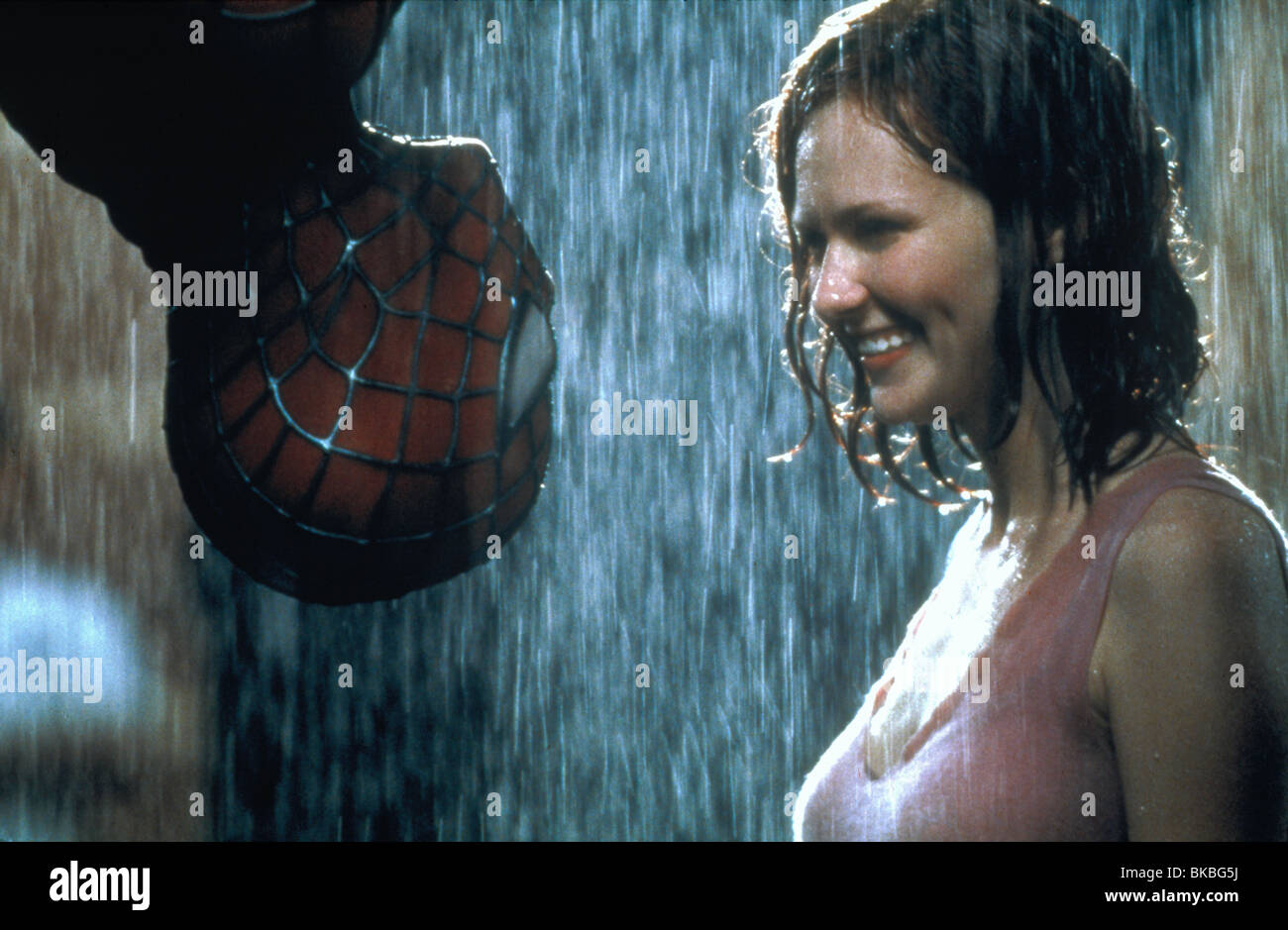 SPIDER-MAN (2002) SPIDERMAN (ALT) Tobey Maguire, Kirsten Dunst SPDR 020 Foto Stock