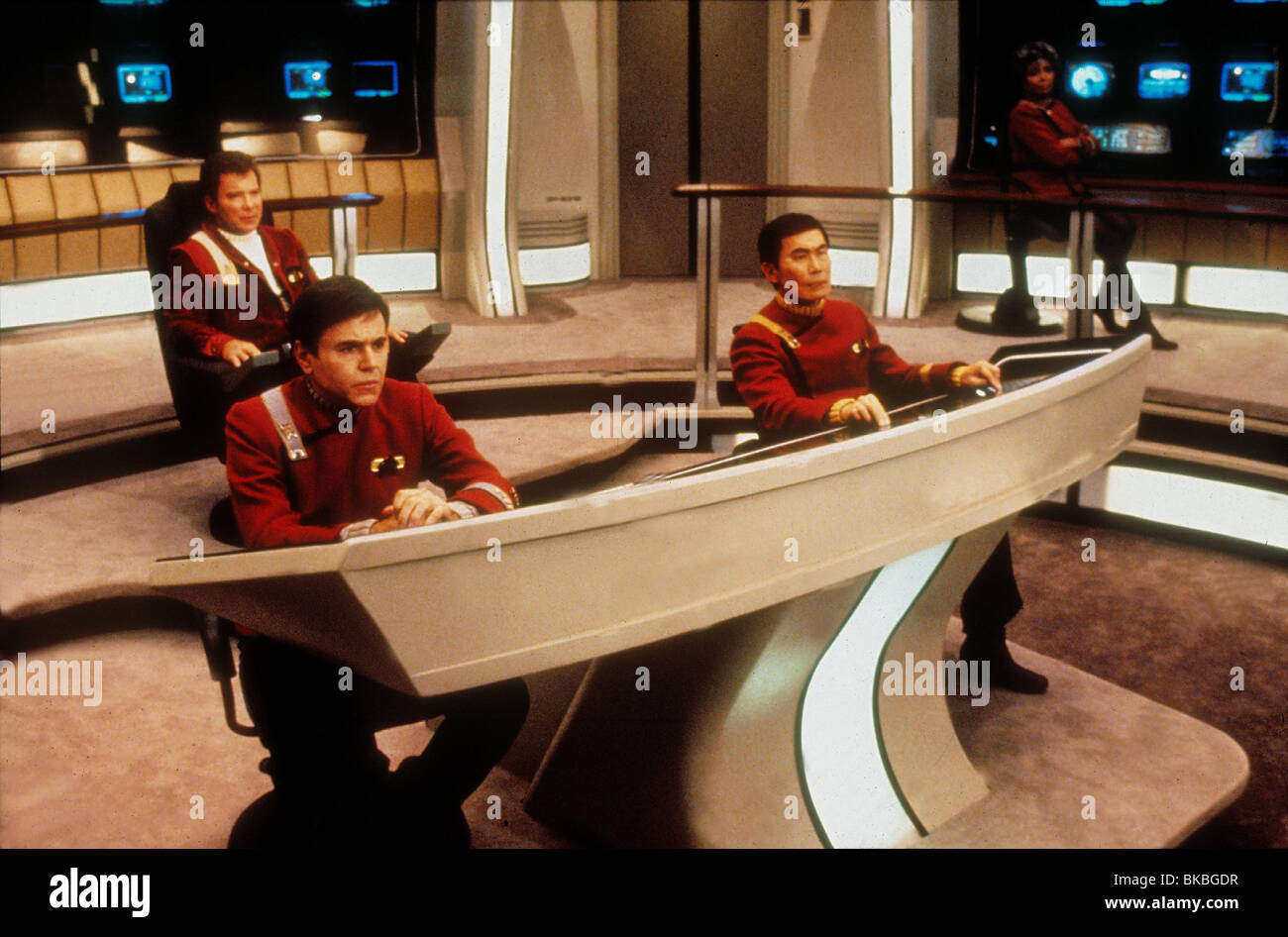 STAR TREK V: il Final Frontier (1989) William Shatner, WALTER KOENIG, George Takei,NICHELLE NICHOLS STV 032 Foto Stock