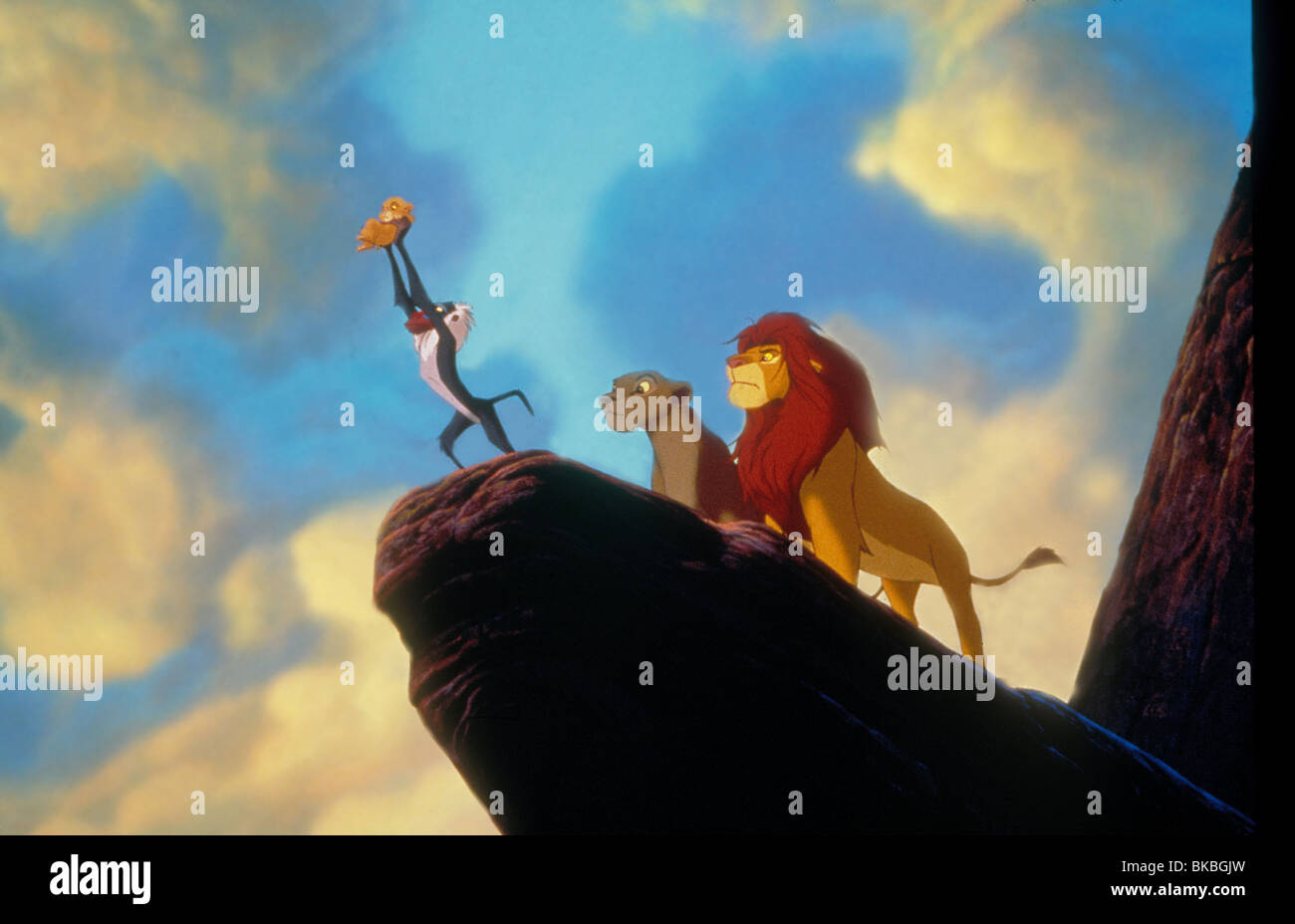 Il Re Leone (ANI - 1994) Credito animati Disney LINK 035 Foto Stock