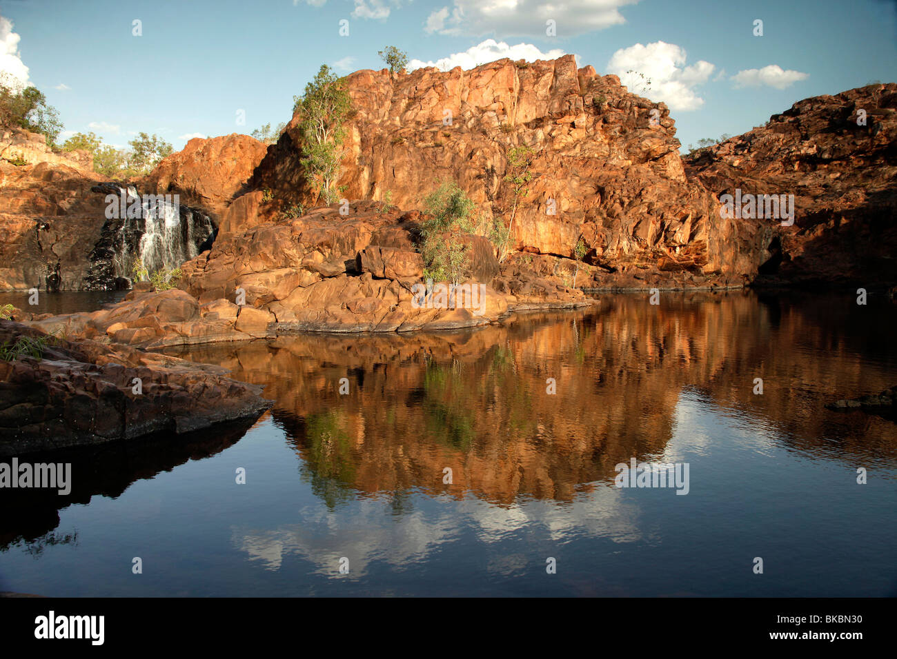 Edith Falls a Nitmiluk National Park vicino a Katherine, il Territorio del Nord, l'Australia Foto Stock