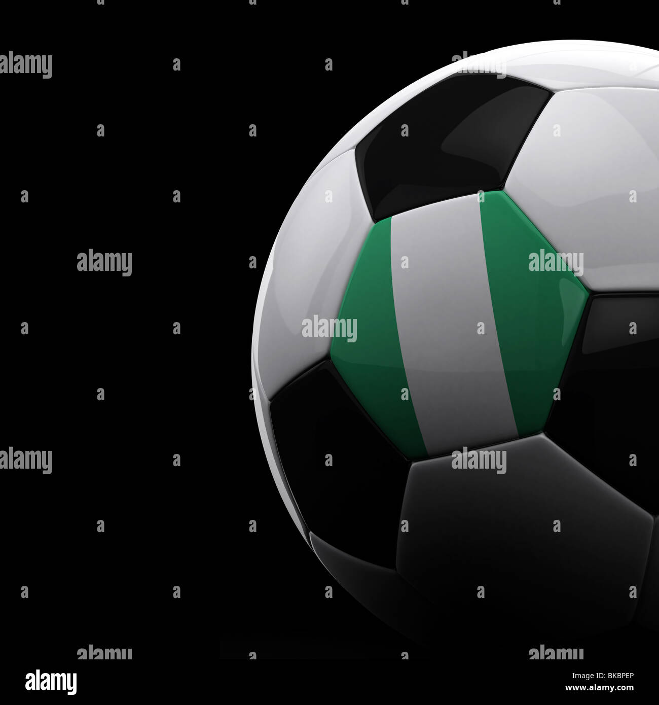 Nigerian Pallone da calcio Foto Stock