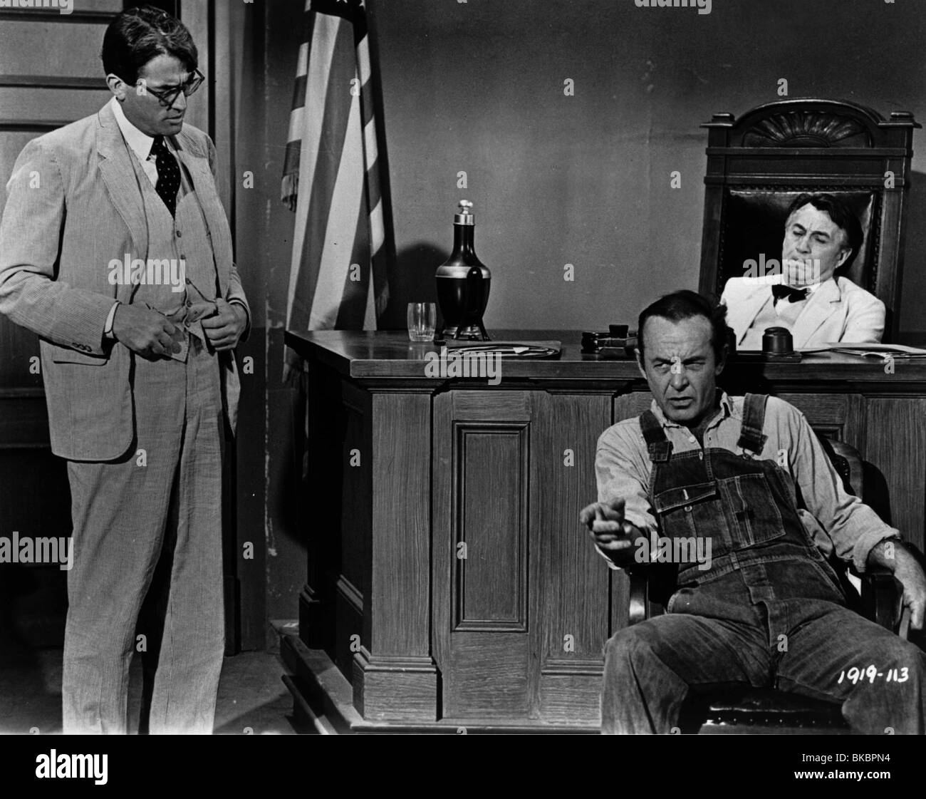 Per uccidere un MOCKINGBIRD (1962) Gregory Peck, James Anderson, PAUL FIX TKM 003P Foto Stock