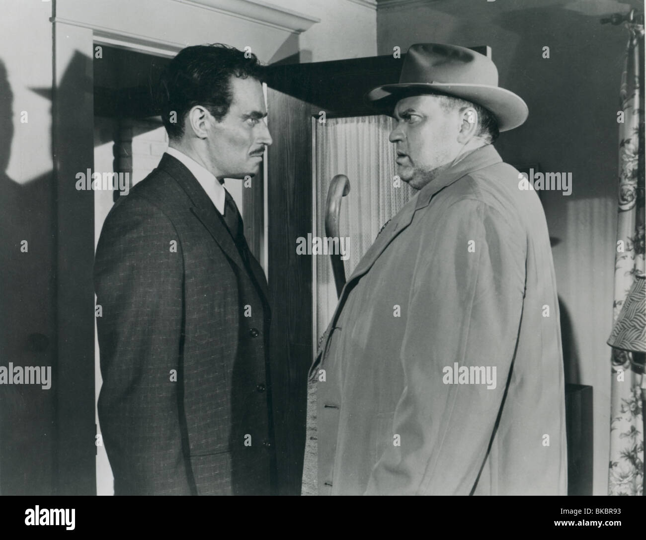 Toccare del male (1958) Charlton Heston, Orson Welles TOFE 015P Foto Stock