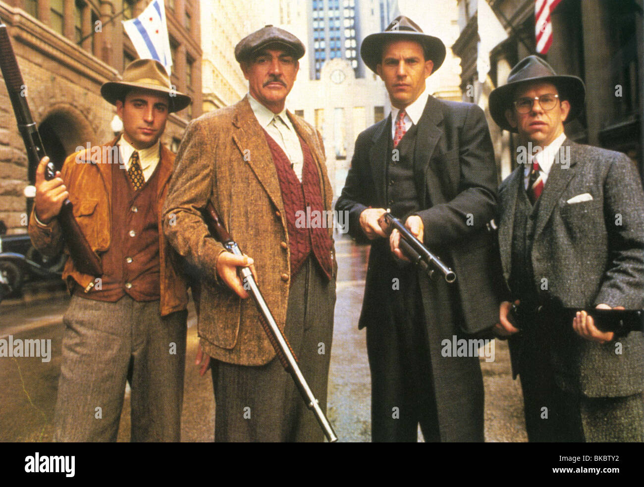 Gli intoccabili (1987) Andy Garcia, Sean Connery, Kevin Costner, Charles Martin SMITH UNT 005FOH Foto Stock