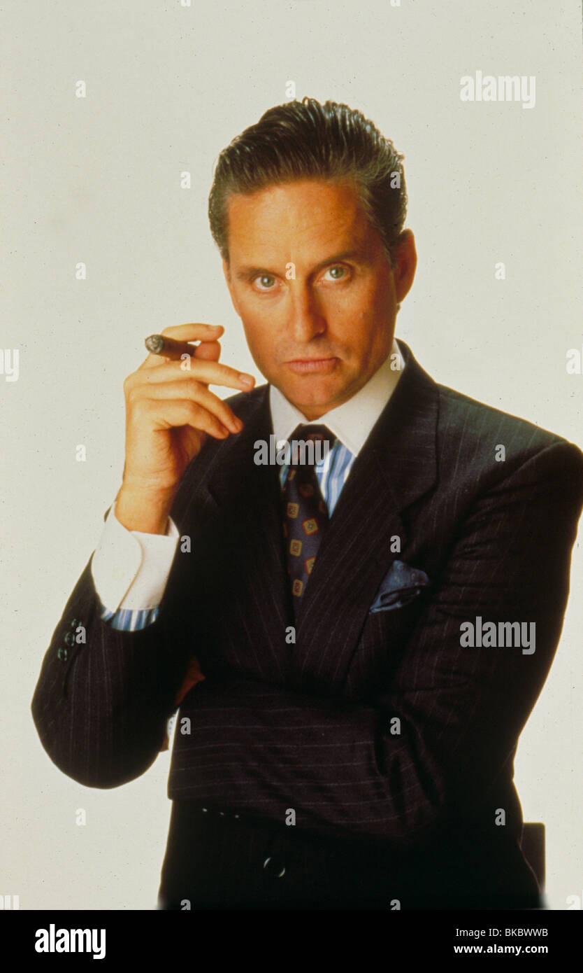 WALL STREET (1987) Michael Douglas WLS 086 Foto Stock