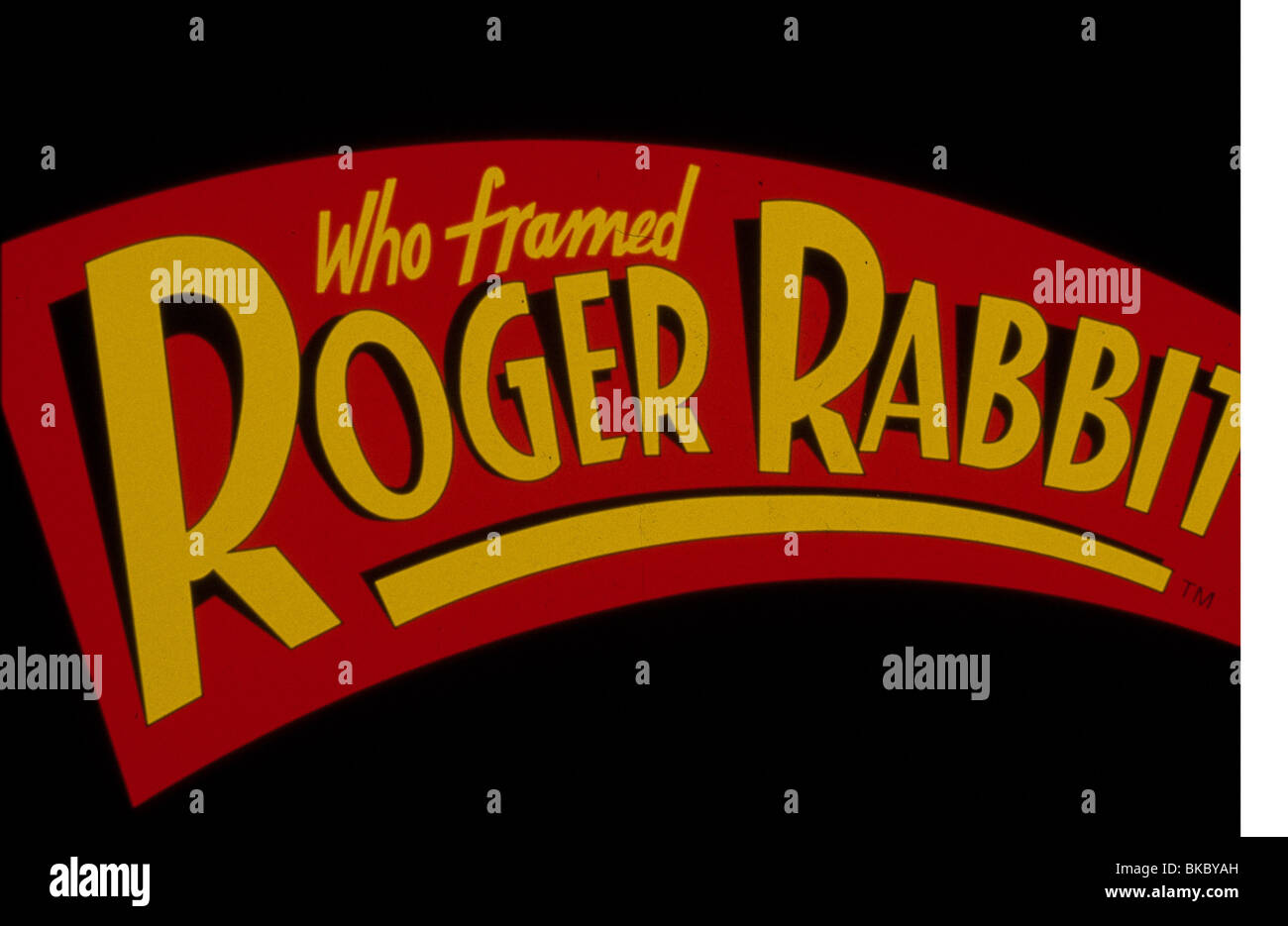 Chi ha incastrato Roger Rabbit artwork/POSTER WFR 018 Foto Stock