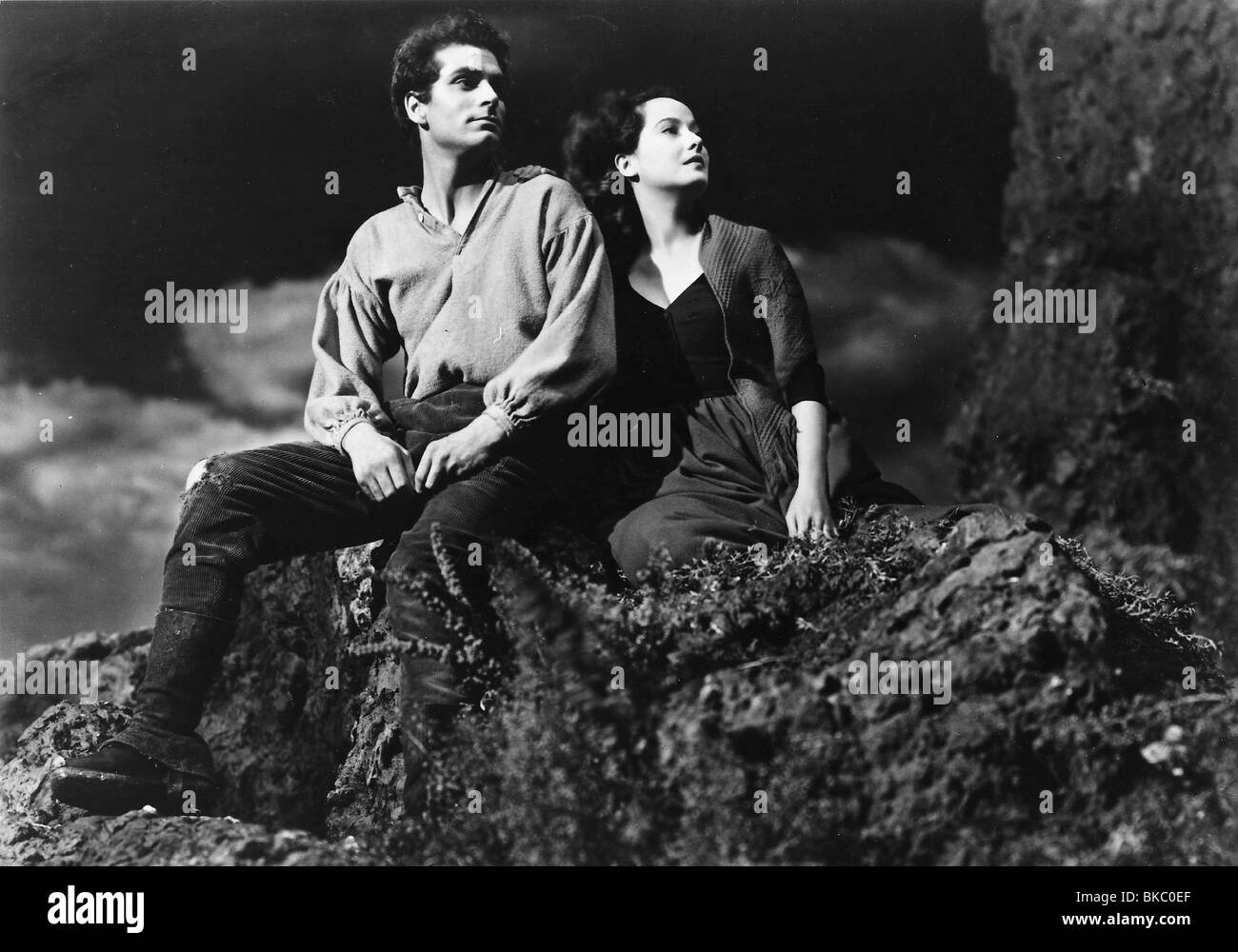 WUTHERING HEIGHTS (1939) Laurence Olivier, MERLE OBERON WTH1 001P Foto Stock