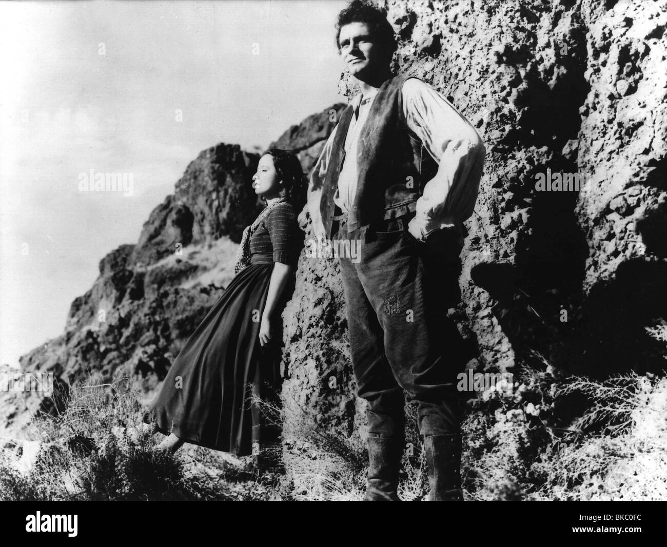 WUTHERING HEIGHTS (1939) MERLE OBERON, Laurence Olivier WTH1 026 - P Foto Stock