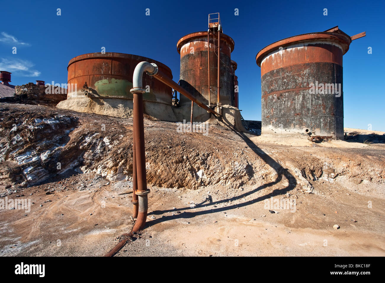 Abbandonata Miniera di giunzione Broken Hill NSW Nuovo Galles del Sud Australia Foto Stock