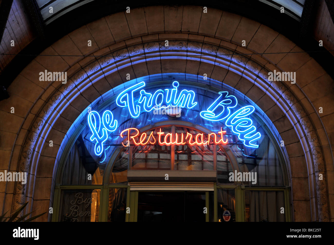 Il ristorante Le Train Bleu, gare de Lyon, Parigi Foto Stock