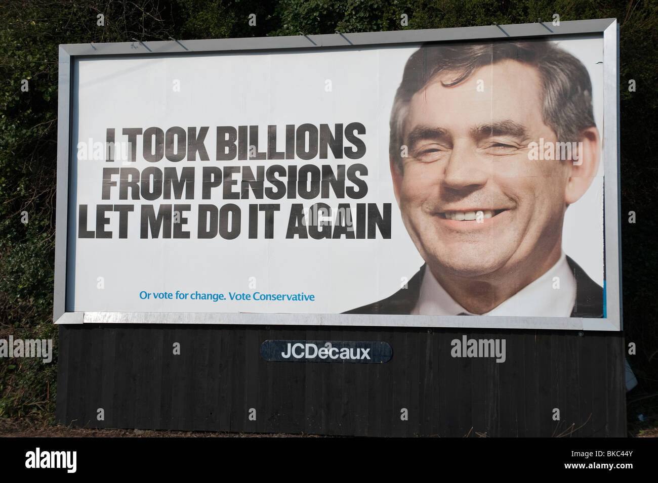 Poster conservatore 2010 Foto Stock