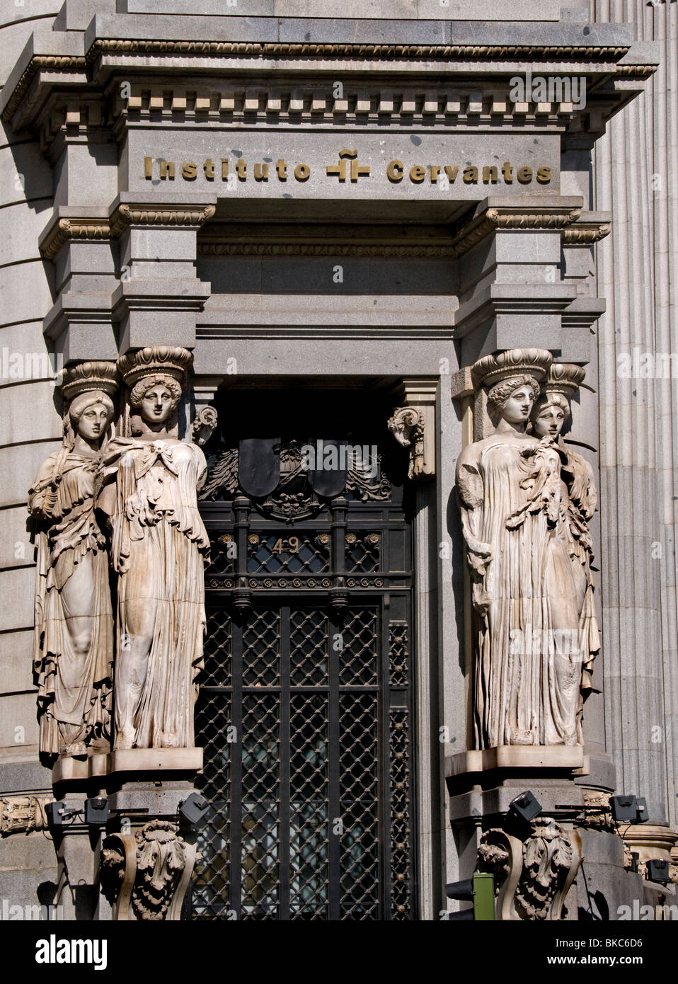 Instituto Cervantes Madrid Calle de Alcala Spagna - Spagnolo Foto Stock
