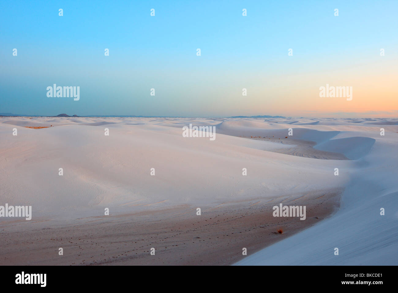 White Sands National Monument, Nuovo Messico. Foto Stock